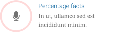 Percentage facts In ut, ullamco sed est incididunt minim.